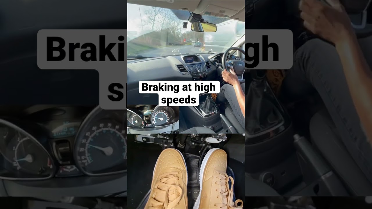 How to brake at high speed 