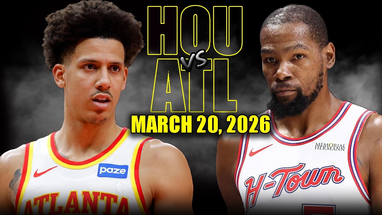 Houston Rockets vs Atlanta Hawks Full Game Highlights &ndash; March 20, 2026 | NBA Season