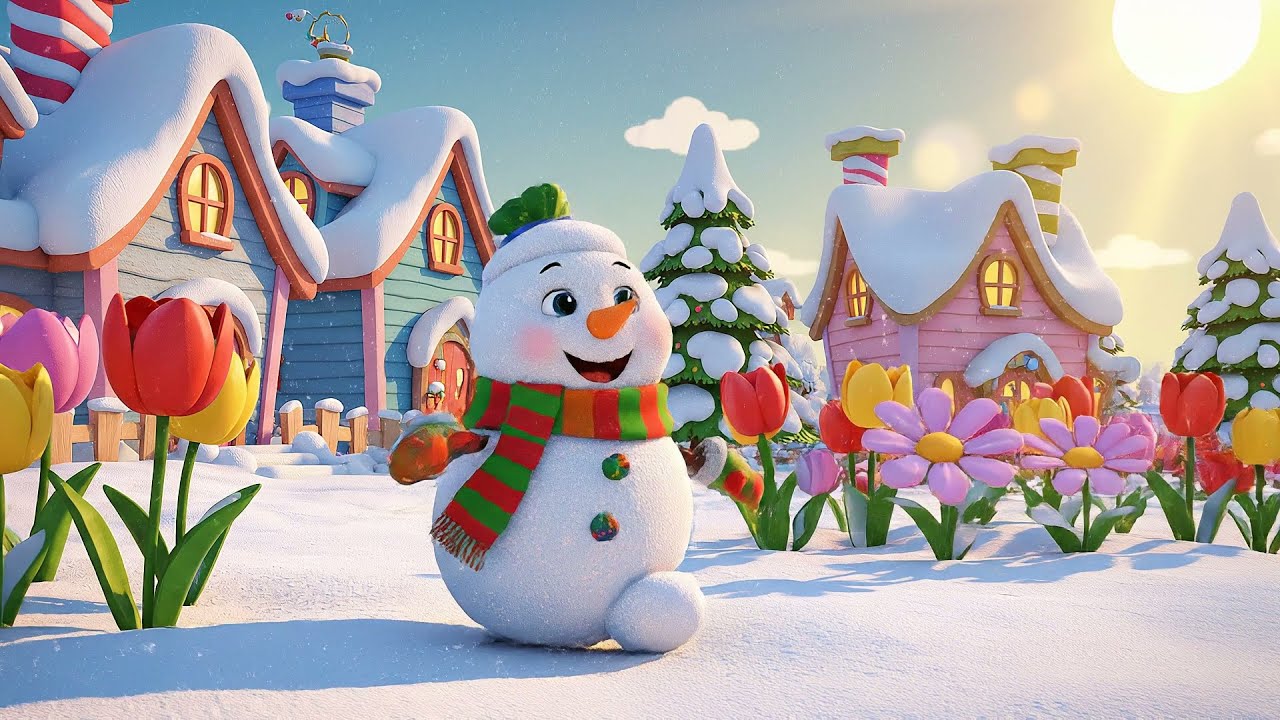 Fortnite Mini Snowman Melted His Backpack | Nursery Rhymes for Kids