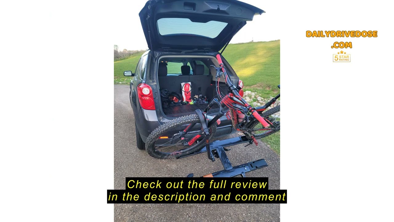 Review KUAT Sherpa 2.0 Durable Lightweight Aluminum Compact 2 Bike Transporting Hitch Rack with Cabl