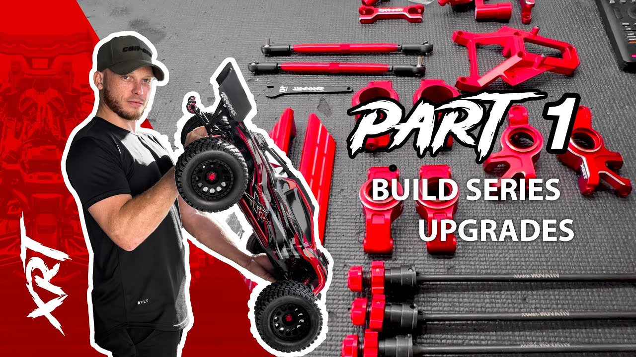 Сборка лучшего Traxxas XRT: поворотные кулаки, ступицы, CVD, модернизация рулевого управления (ча...