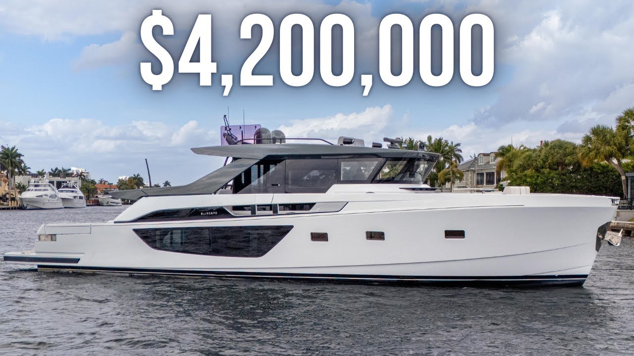 ONLY ONE MODEL AVAILABLE! $4,200,000 Bluegame BGX73 Yacht Tour