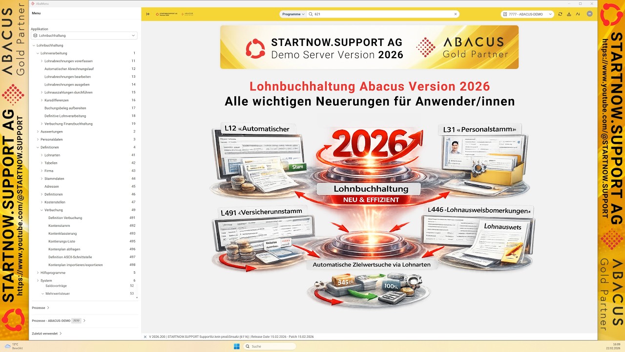 Lohnbuchhaltung Neuerungen V2026