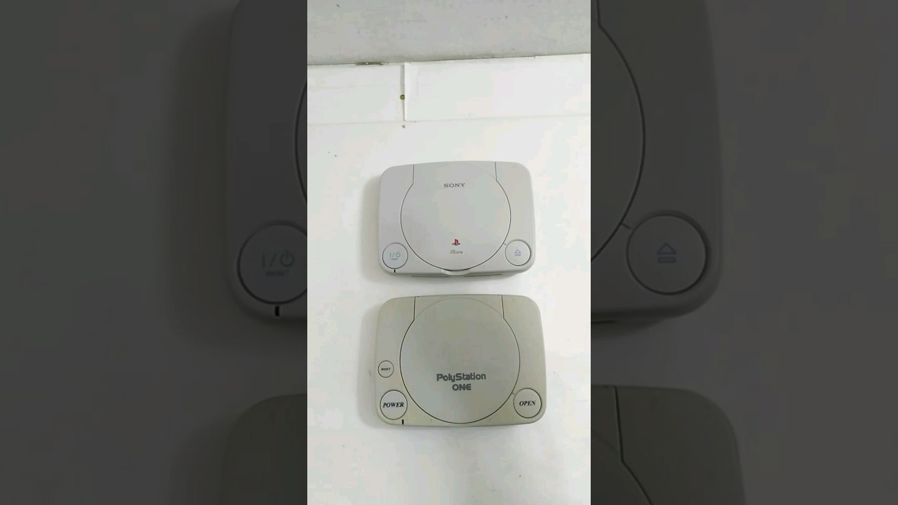 Retro consoles is always the best PSone vs Polystation one 17 years still work