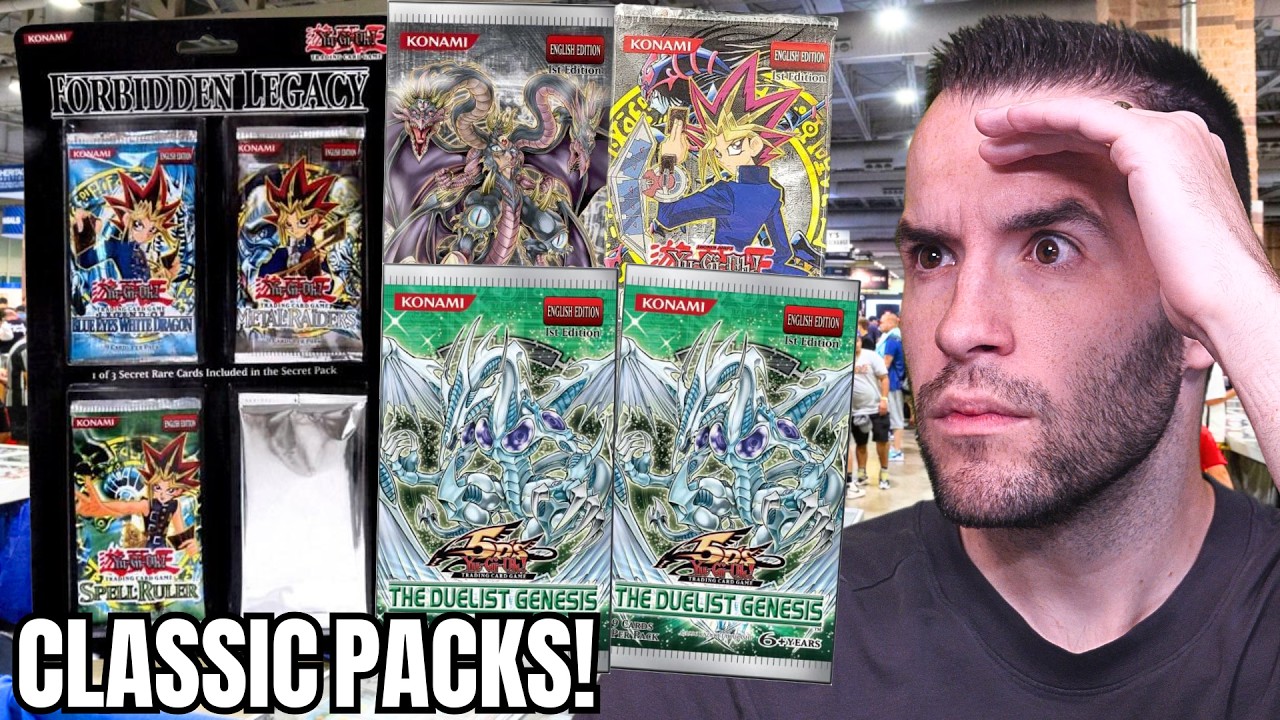 Открываю винтажные наборы Yu-Gi-Oh на Collect-A-Con в Шарлотте (И МНОГОЕ ДРУГОЕ)