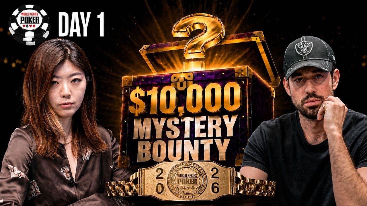 [REPLAY] $10,000 NLH Mystery Bounty - Day 1 | World Series of Poker