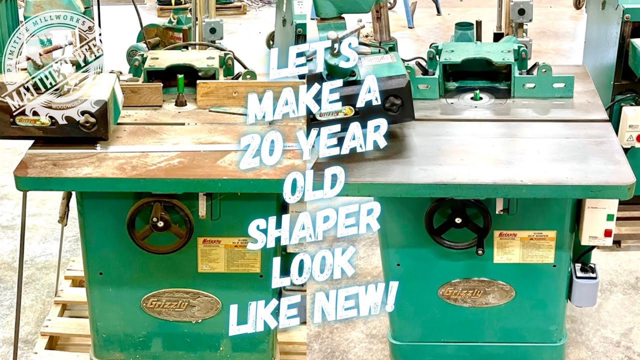 Restore a rusted woodworking shaper and make it look like new!