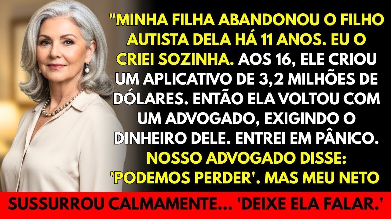 Minha filha deixou o filho há 11 anos. Eu o criei. Agora voltou com um advogado.