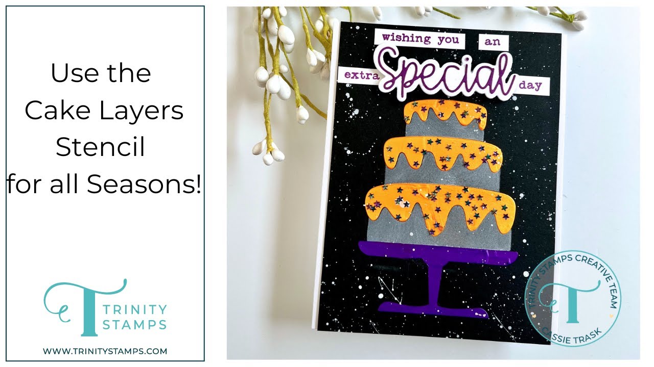 A Fun Fall Cake Card with Cassie Trask