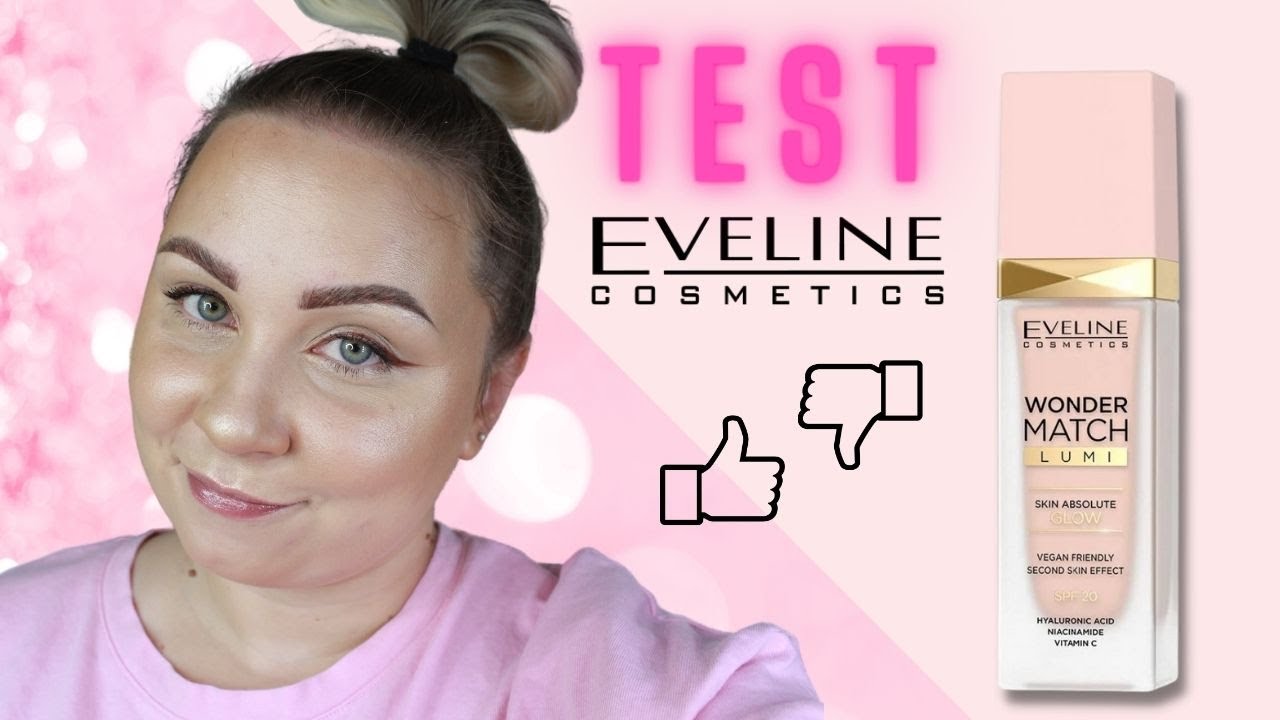 🔥TEST🔥NOWOŚĆ Eveline WONDER MATCH LUMI - jasny podkład rozświetlający dla bladych osób