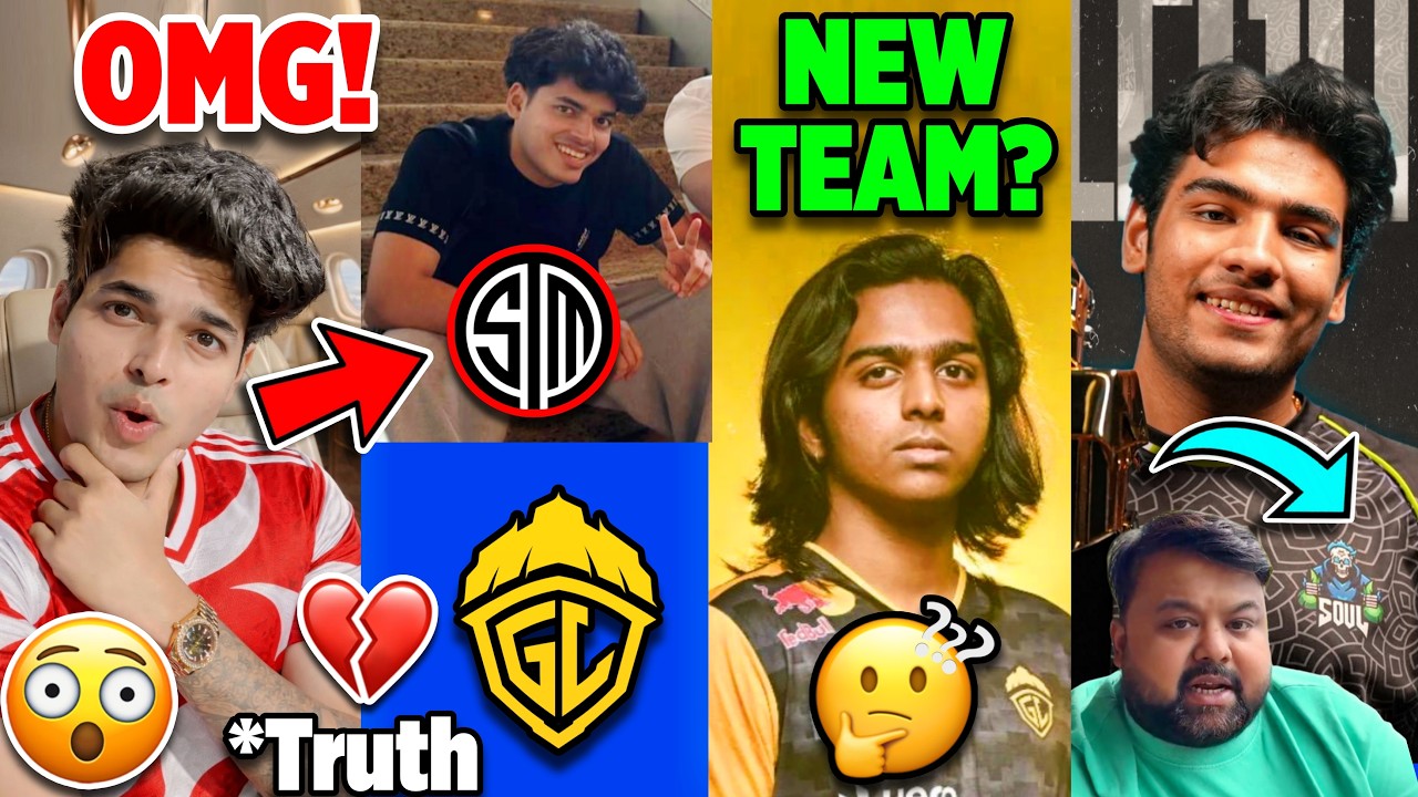 TSM Jonathan Again? 😱 Why LEFT GodLike🥶 Spower NEW TEAM? 🚨 Team IQOOSoul Big Change😍 BGMI,8Bit Goldy