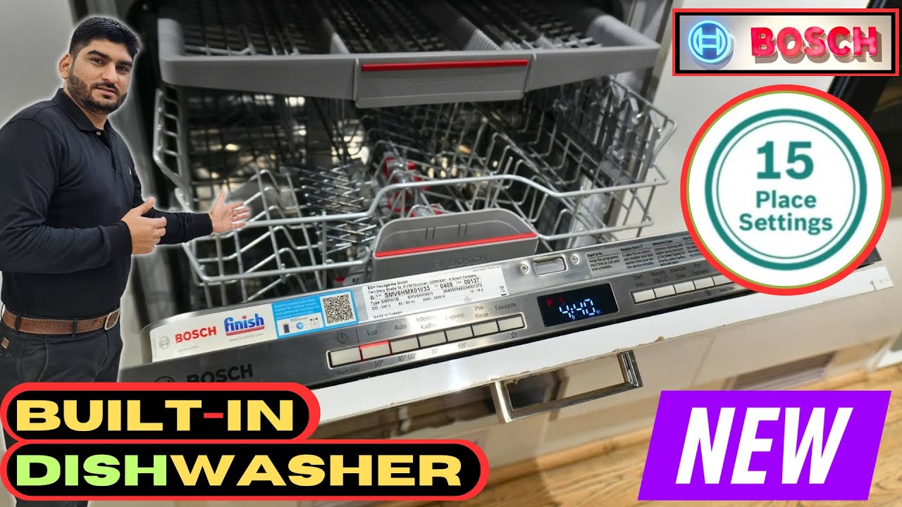 Bosch Built in Dishwasher SMV6HMX01I – Features, Functions & Wash Programs Explained