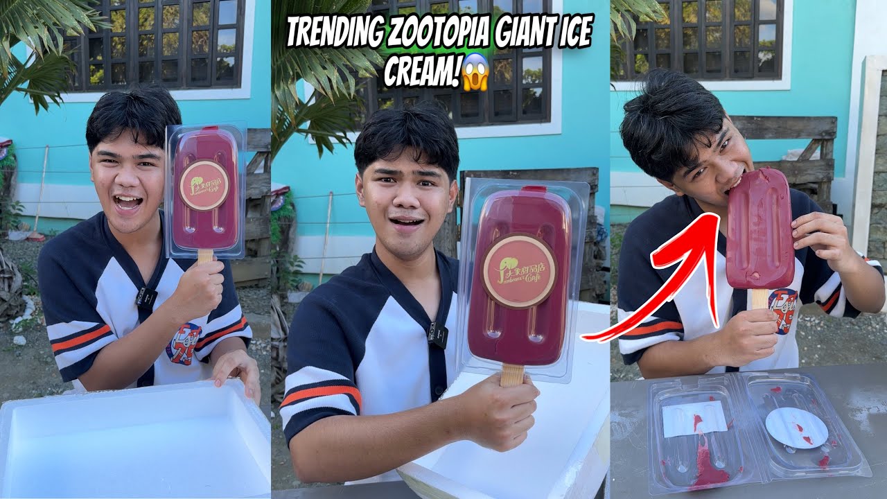 TRENDING ZOOTOPIA GIANT POPSICLE ICE CREAM(GRABE HINDI NA TUTUNAW!!?)