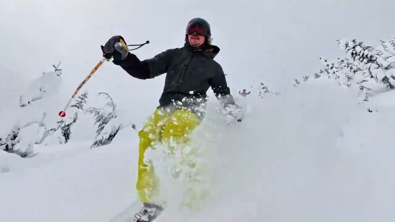 Powder day Sasquatch mountain with the insta 360 x5