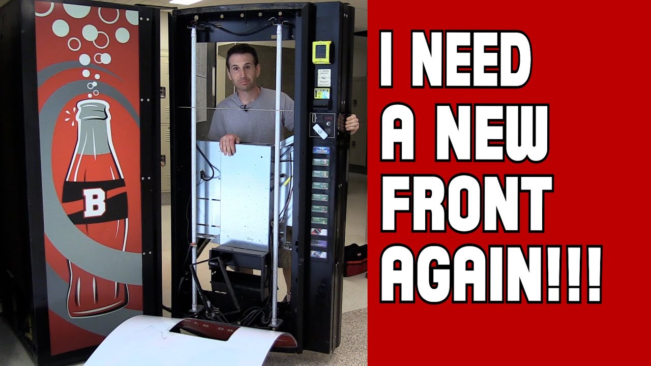Installing a New Front on a Soda Machine