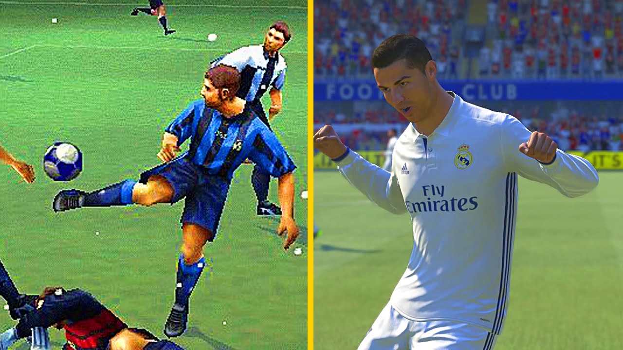 THE EVOLUTION OF FIFA 94 to 17🎮🎮🎮