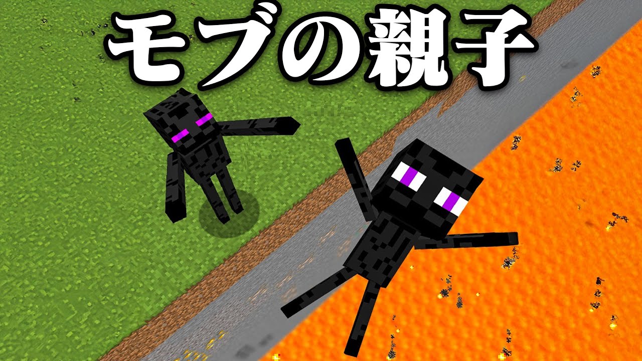 モブが親になったマインクラフト【まいくら・マインクラフト】