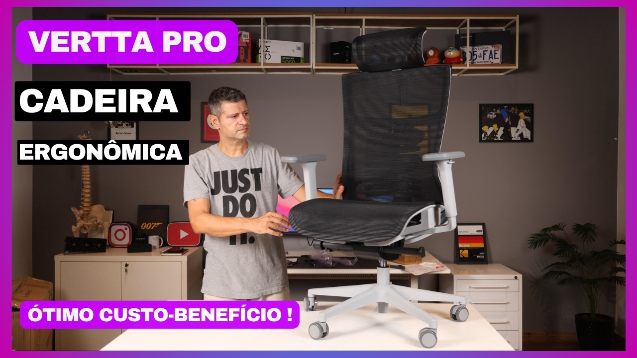 Cadeira ergonômica Vertta Pro - Elements