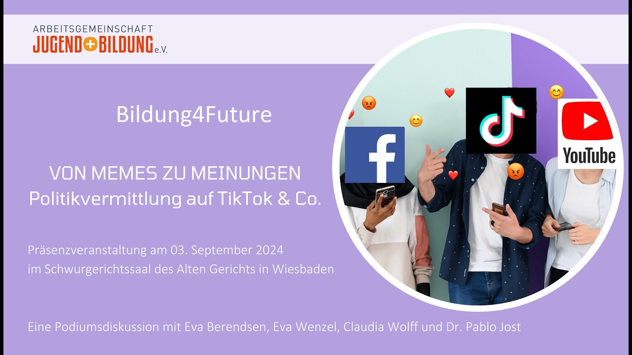 Bildung4Future: Von Memes zu Meinungen – Politikvermittlung auf TikTok & Co.
