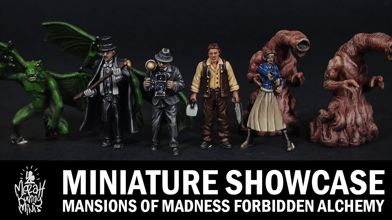 Mansions of Madness Forbidden Alchemy: Miniature Showcase
