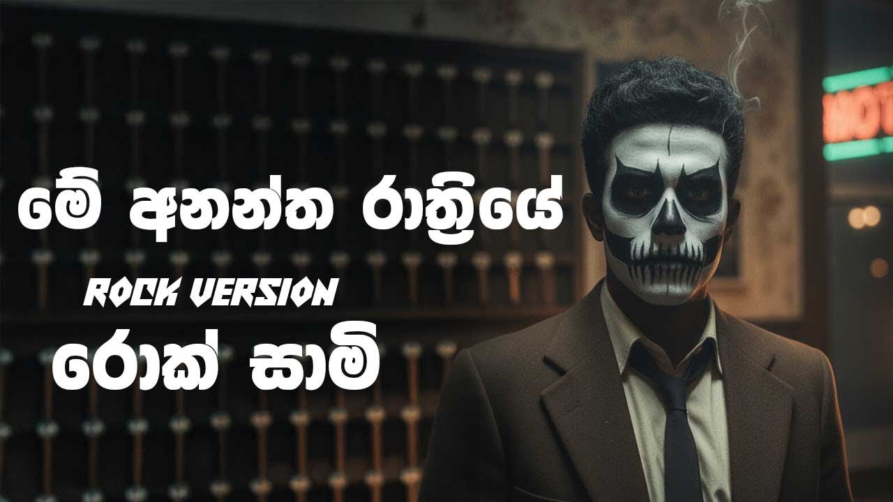 Me Anantha Rathriye (මේ අනන්ත රාත්&zwj;රියේ) - Rock Version - Damith Asanka | @rocksaami