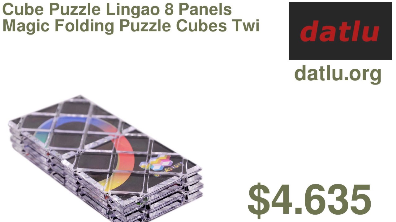 Cube Puzzle Lingao 8 Panels   Magic Folding Puzzle Cubes Twisty Cubo Magico Professional Magic Cub