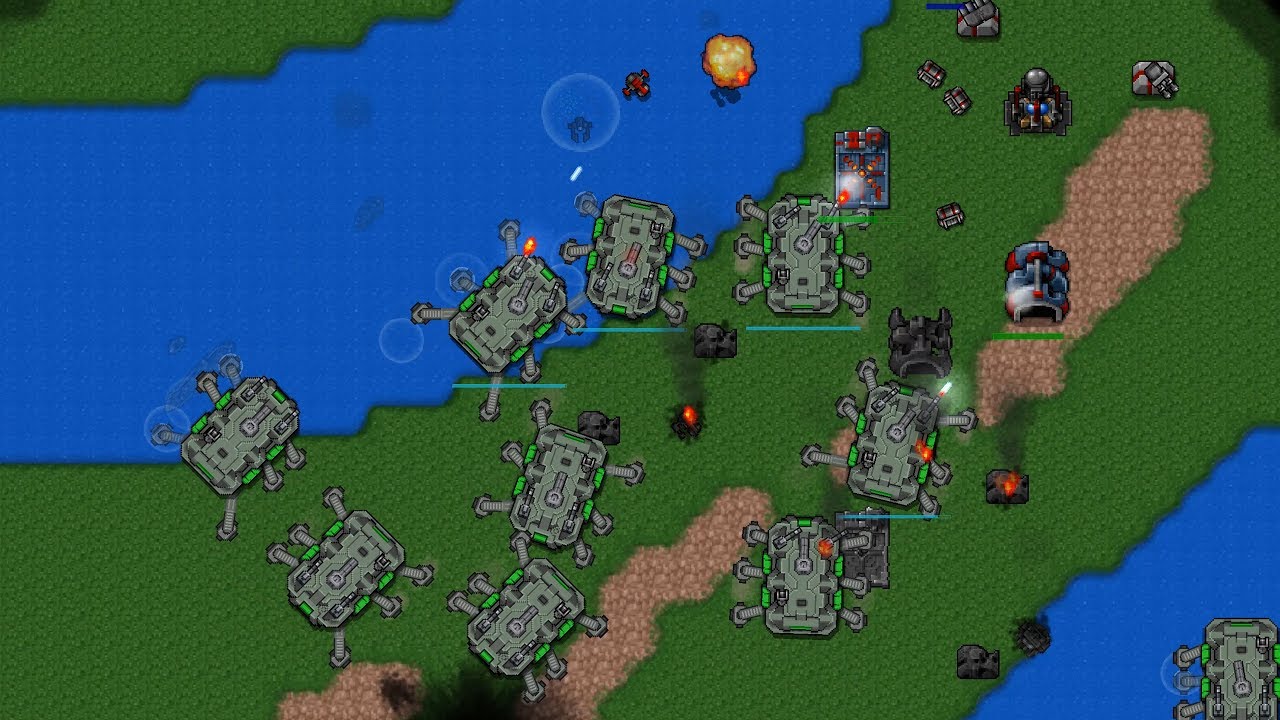 THE MASSIVE EXPERIMENTAL SPIDERS ARMY - Rusted Warfare RTS