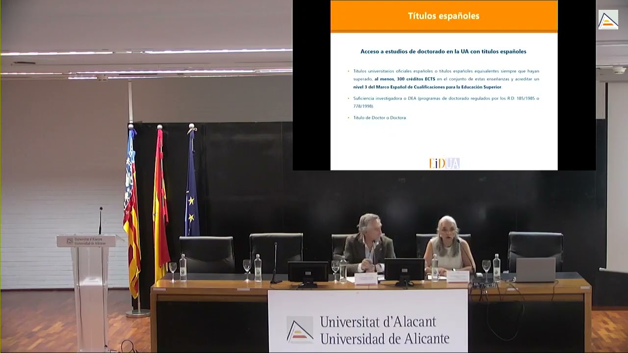 Jornada informativa sobre doctorados en el ámbito ...