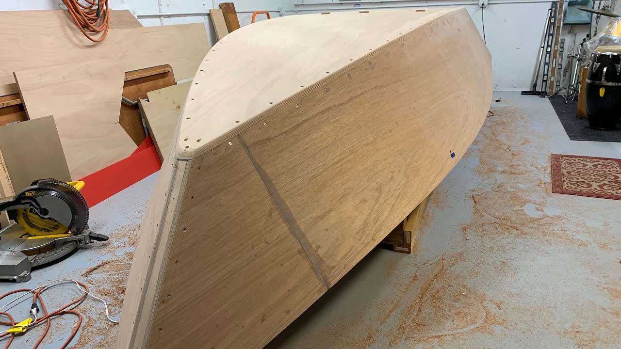 Building Plywood Boat Ep 8