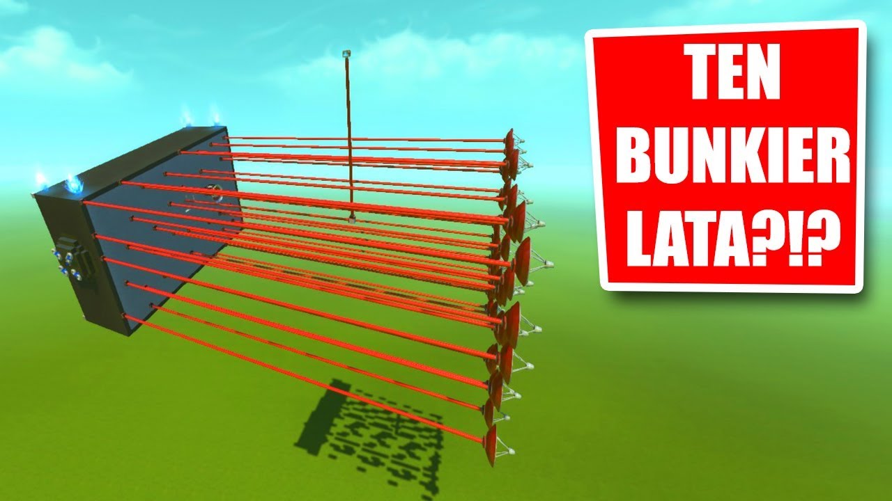 LATAJĄCY BUNKIER ROBI UNIKI PRZED RAKIETAMI!! - SCRAP MECHANIC