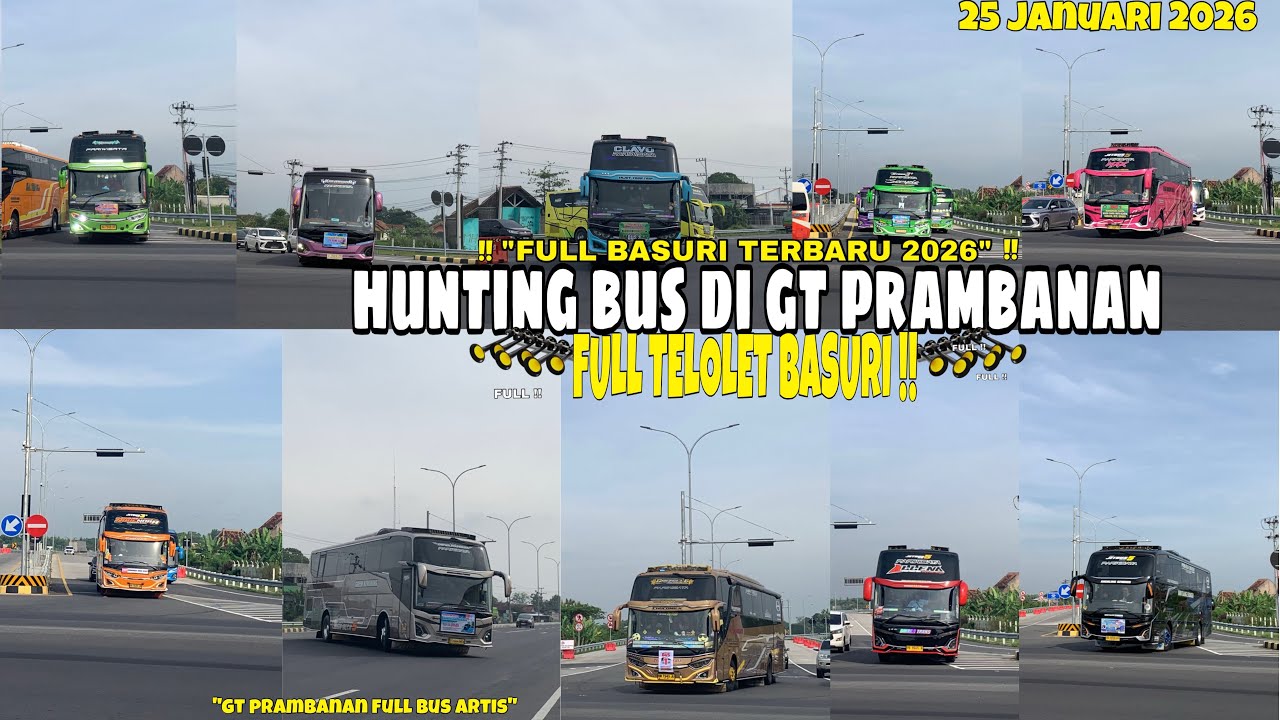 HUNTING DI GT PRAMBANAN FULL TELOLET BASURI🤩🤩