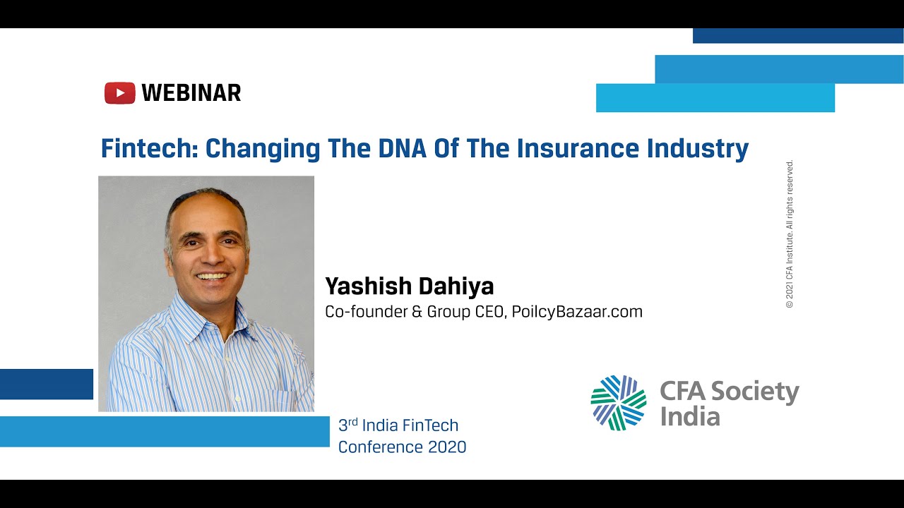 Fintech: Changing the DNA of the Insurance Industry | Yashish Dahiya | #IndFintech