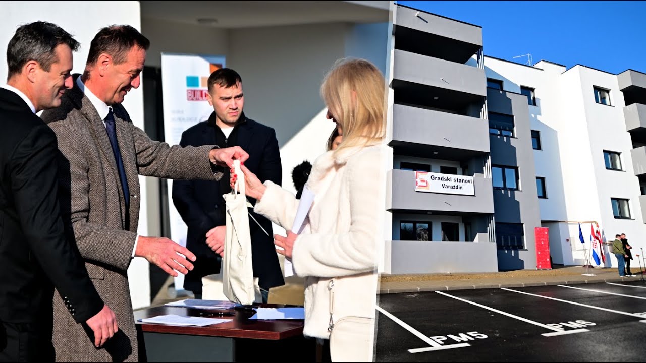 eTV - Veršić i Bosilj uručili ključeve 30 POS stanova: 'Uboli ste jackpot po cijeni od 1.790 eura'