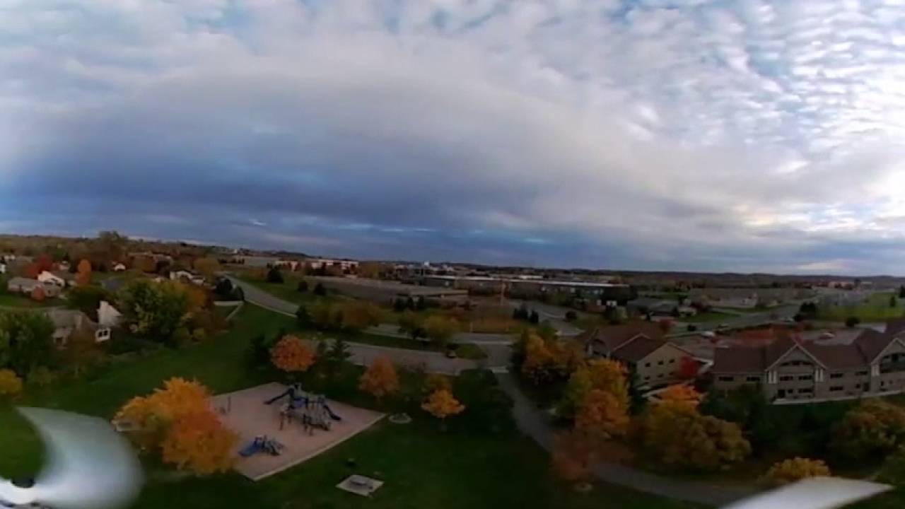 360 Drone Flight Over Sunset Park