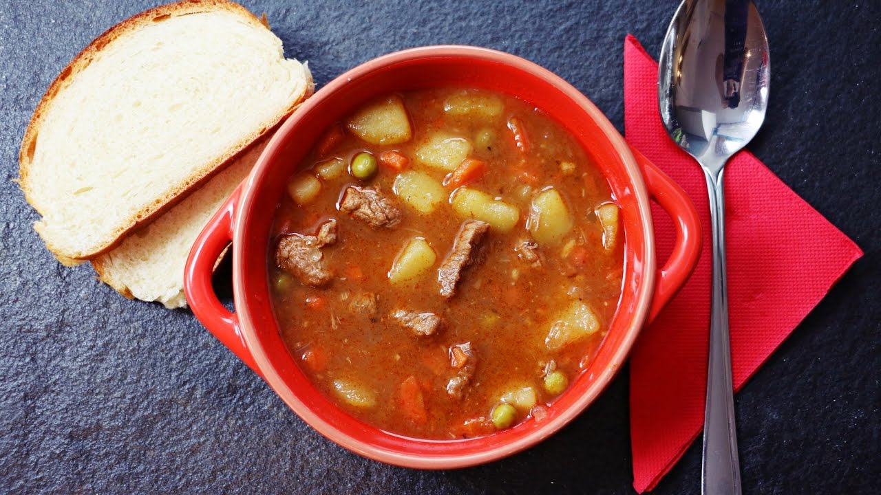 Juneća čorba sa povrćem - Easy beef stew with vegetables