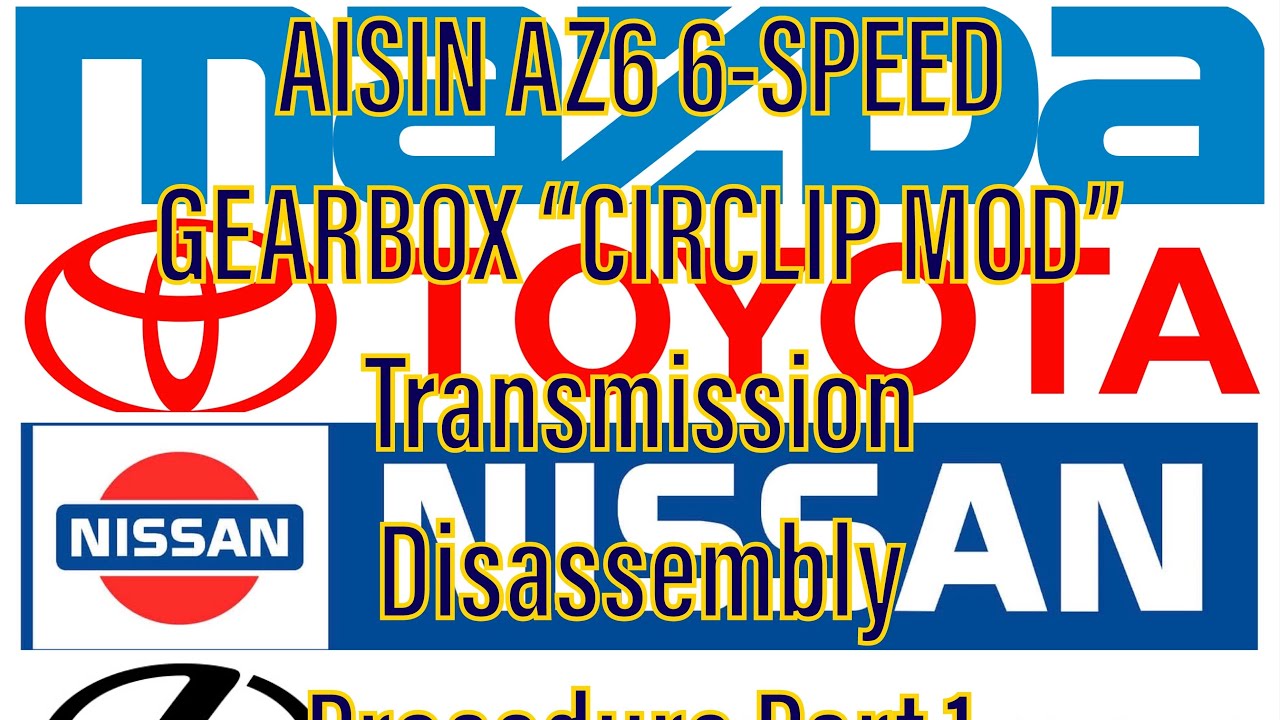 Mazda Miata Aisin AZ6 6-Speed Gearbox “CIRCLIP MOD” Disassembly Procedure Part 1