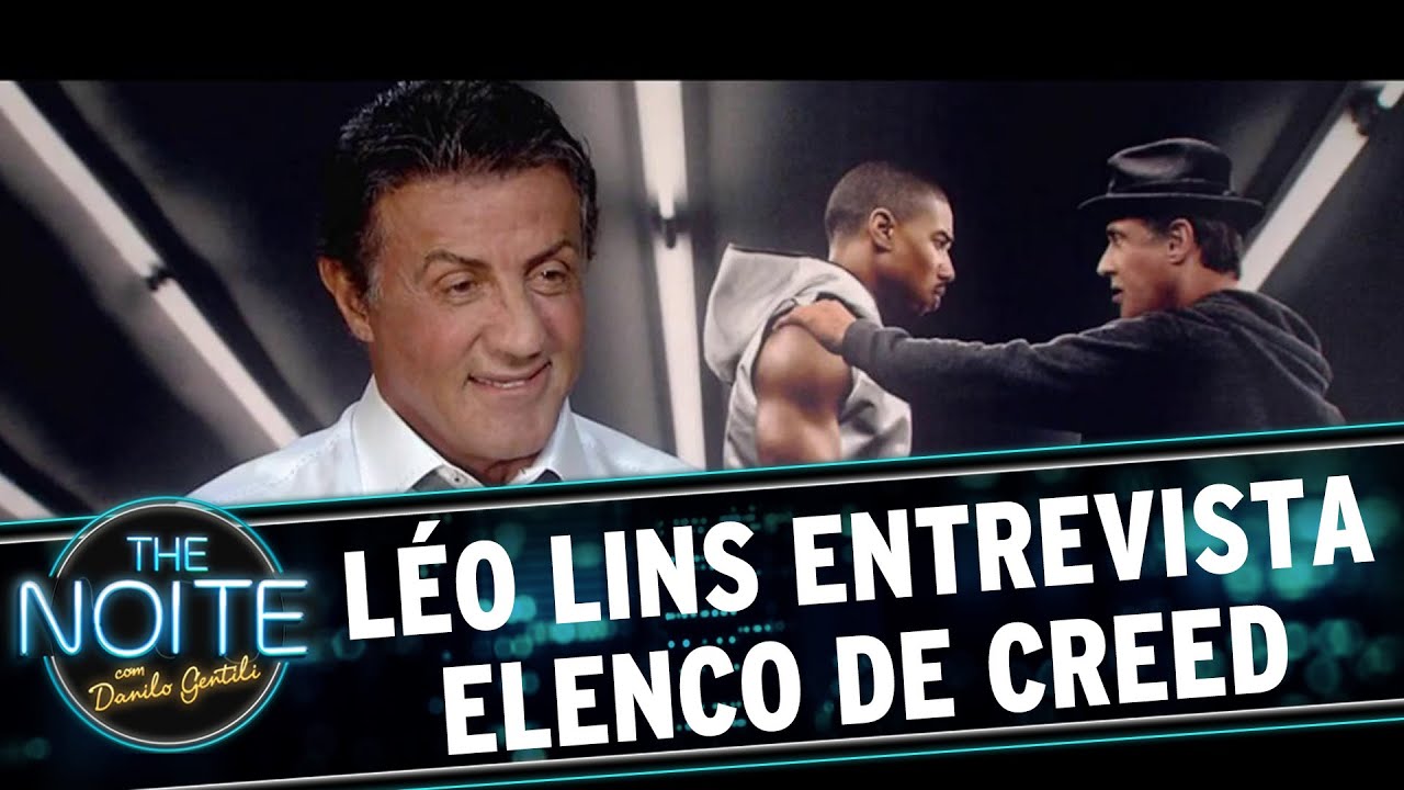 The Noite (22/12/15) - Léo Lins entrevista o elenco de 