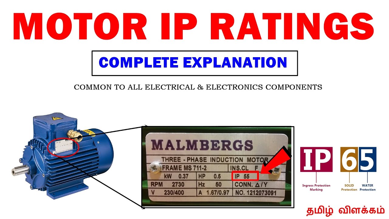 Motor IP Ratings | Explained in Tamil