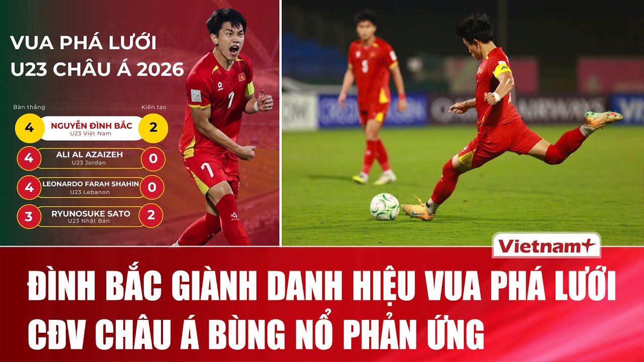 Nguyễn Đình Bắc chính thức đoạt danh hiệu Vua phá lưới, CĐV châu Á dành mưa lời khen