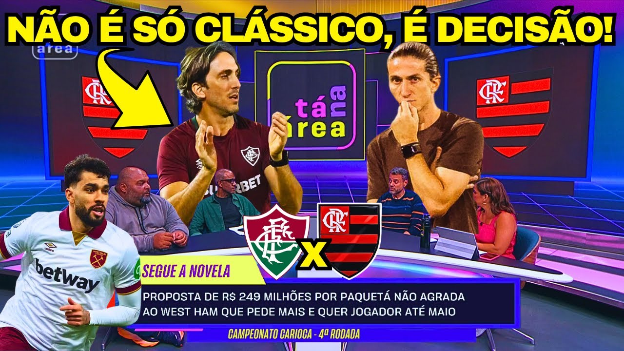 TÁ NA ÁREA: FLAMENGO VEM COM TUDO PRO CLÁSSICO E PAQUETÁ FICA POR DETALHES!