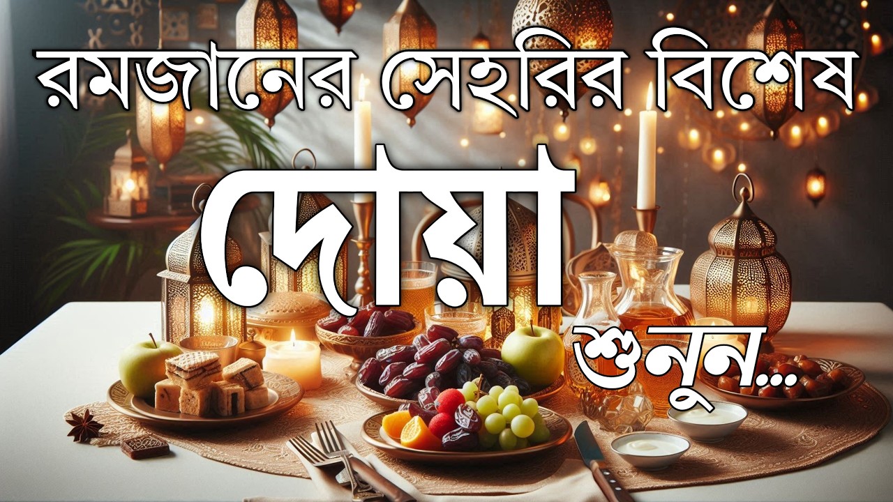 সাহরীর বরকতময় দোয়া ও দরুদ শরীফ | রমজানের ফজিলতপূর্ণ আমল শুনুন Blessed Sehri Time & Powerful Darood