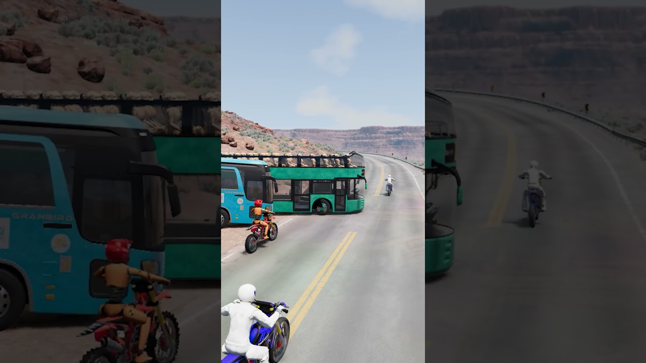 Realistic Highway Car Crashes 