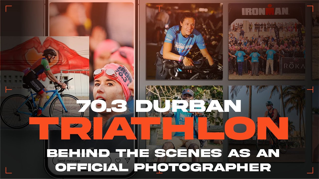 70.3 Durban Triathlon. BTS with the official event photographer