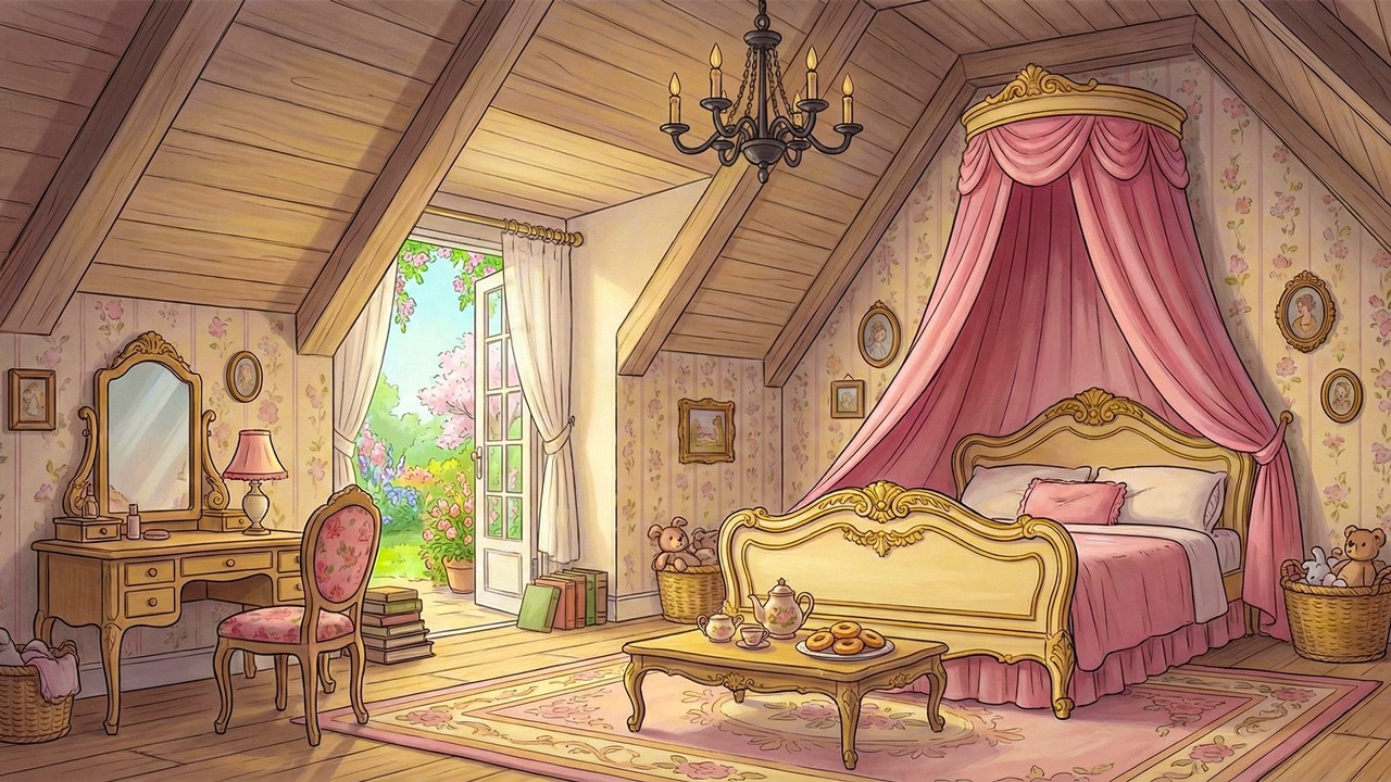 It’s Spring 1950s and You’re Waking Up in a Romantic Paris Bedroom | Vintage Jazz & Spring Ambience