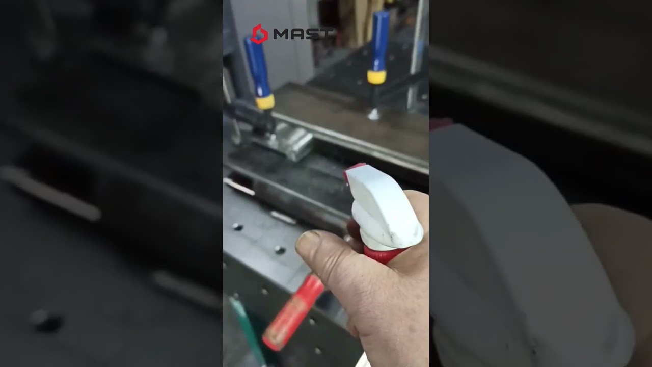 Welding table GPPH SMART 12 mm &ndash; 3000x1480 mm (F16) - in operation at the customer.