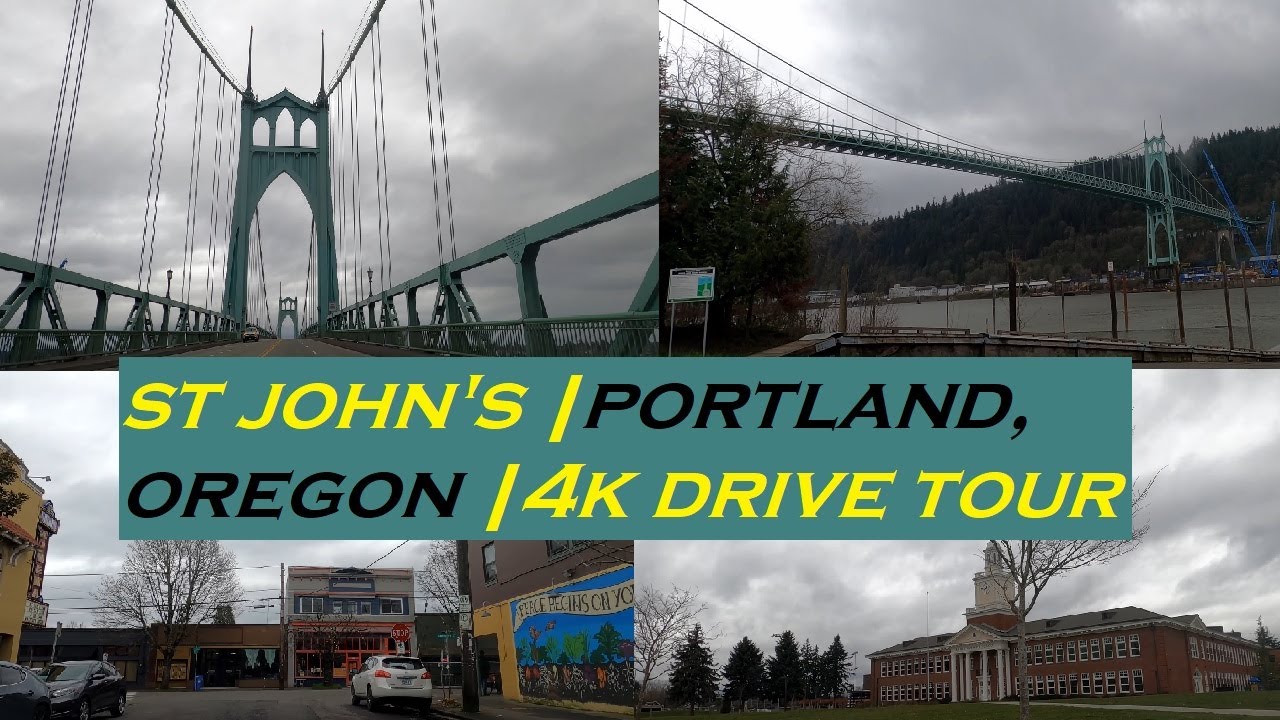 St John's Neighborhood | Portland, Oregon | 4k Drive Tour | Dashcam