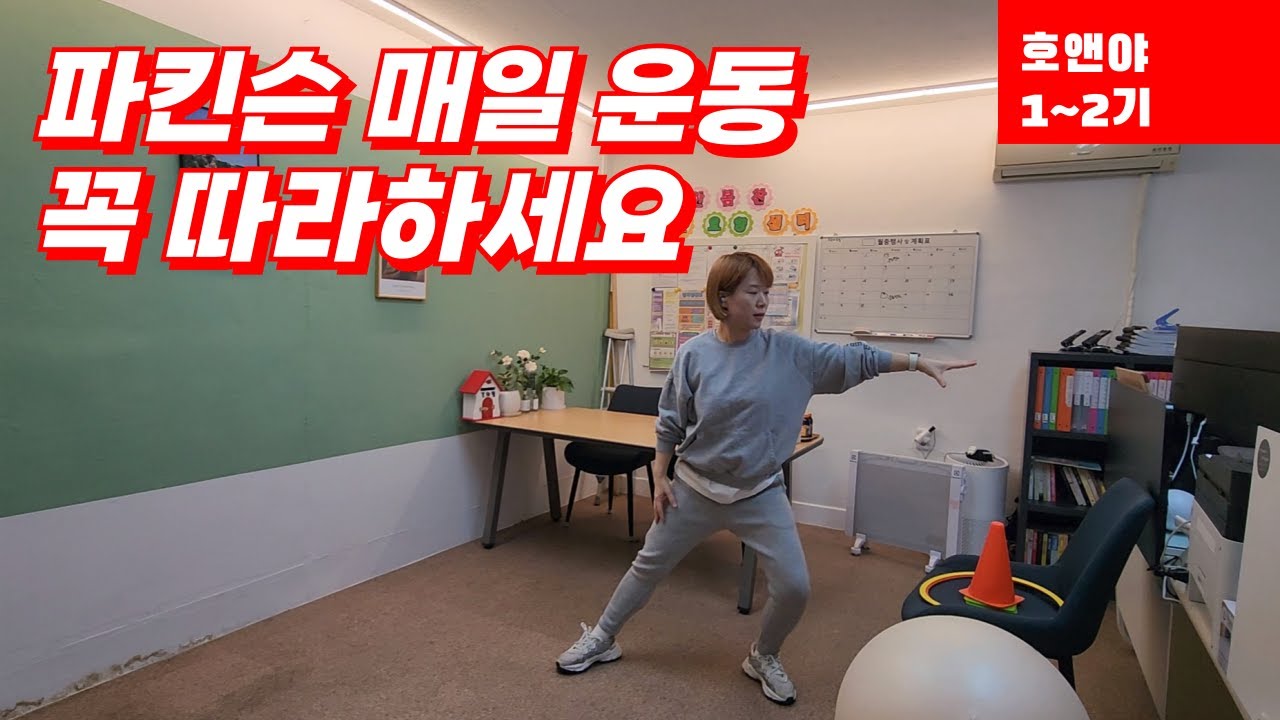 파킨슨병 무조건 호전되는 복합운동프로그램[유산소, 근력, 복싱, lsvt-big] 한봄찬방문재활운동센터 Trauble is a frends remix slow