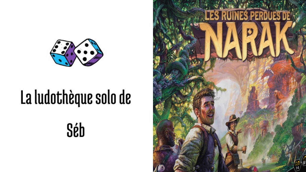 Règles et partie solo du jeu Les ruines perdues d'Anark.