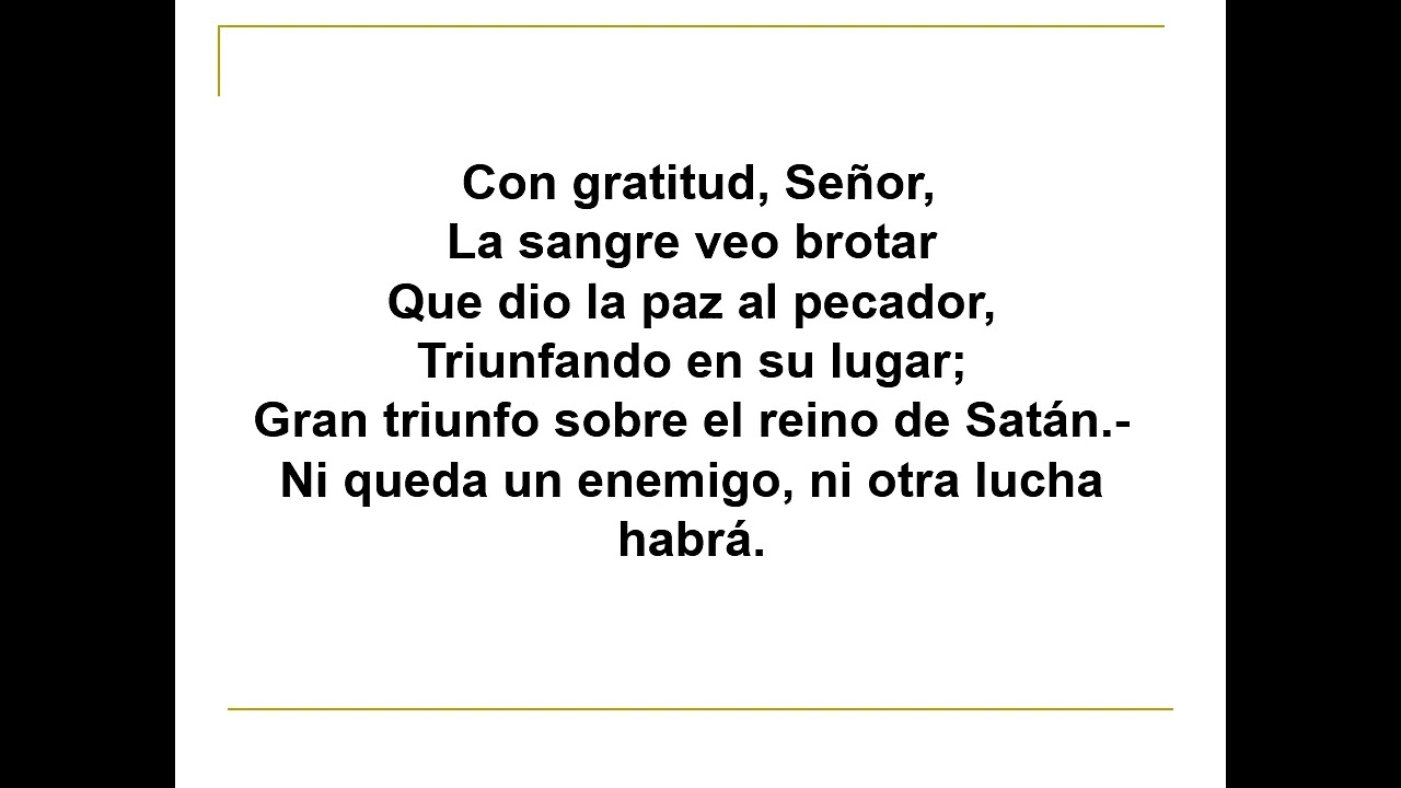 Himno 266   NI SANGRE HAY, NI ALTAR