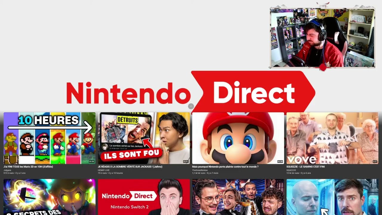 Nintendo Direct + MHUR + Phasmo !